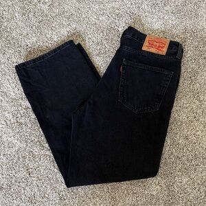 Levi's Men's 565 Black Denim Jeans